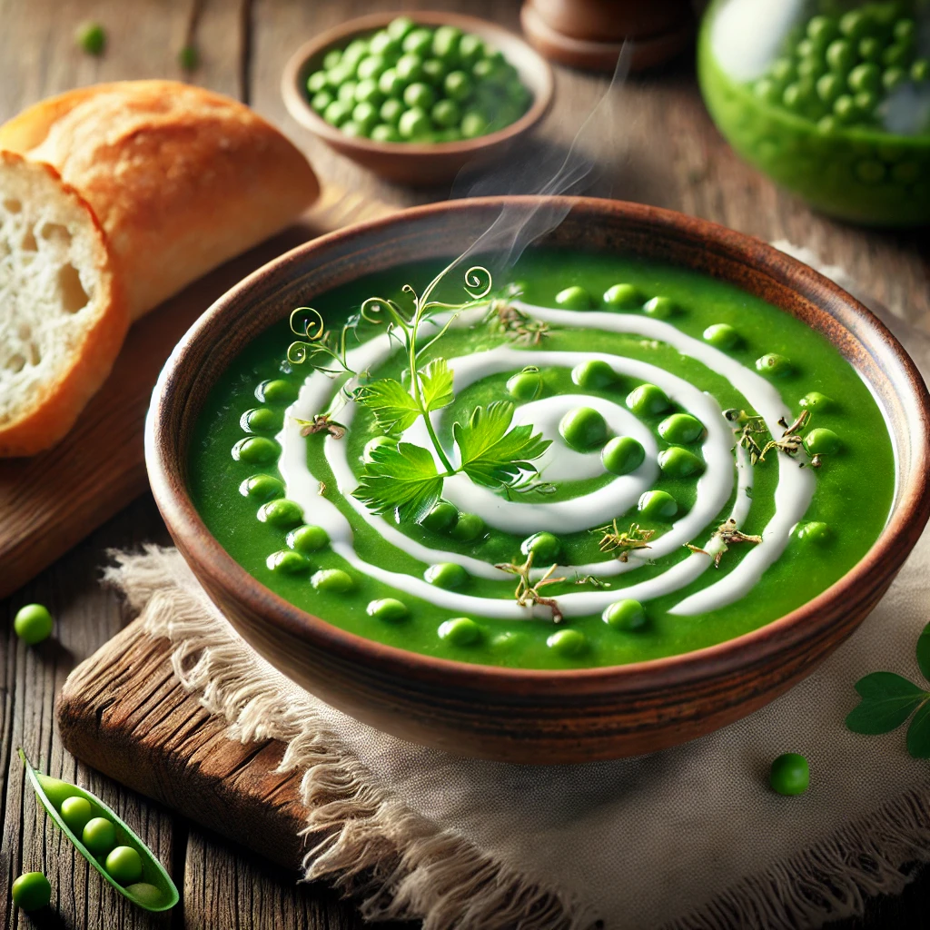 how do you cook pea soup in an induction stove​